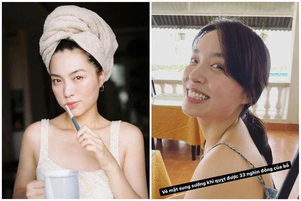 Mặt mộc Quang Đạt đăng (ảnh phải), khác hẳn với ảnh mặt mộc do Hà Trúc chia sẻ (ảnh trái).