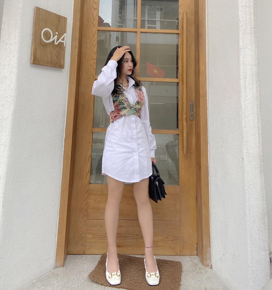 Nữ sinh 2K sở hữu gương mặt khá xinh xắn ở ngoài đời.