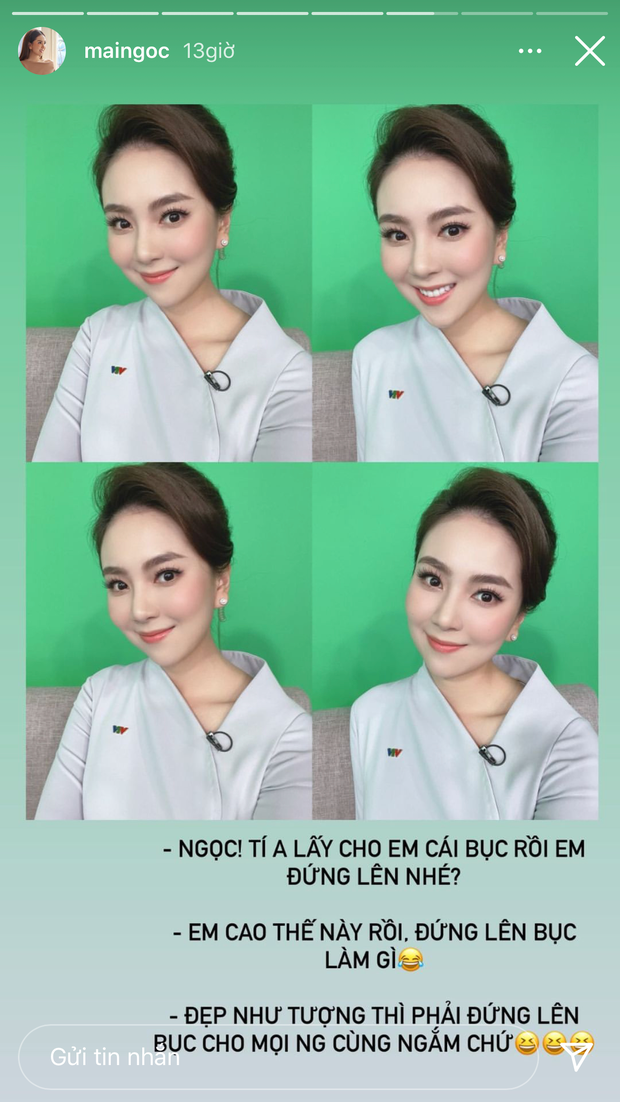 Sở hữu sắc vóc xinh đẹp ở mọi góc cạnh nên dù có bị chụp lén thì Mai Ngọc vẫn cứ nổi bật.