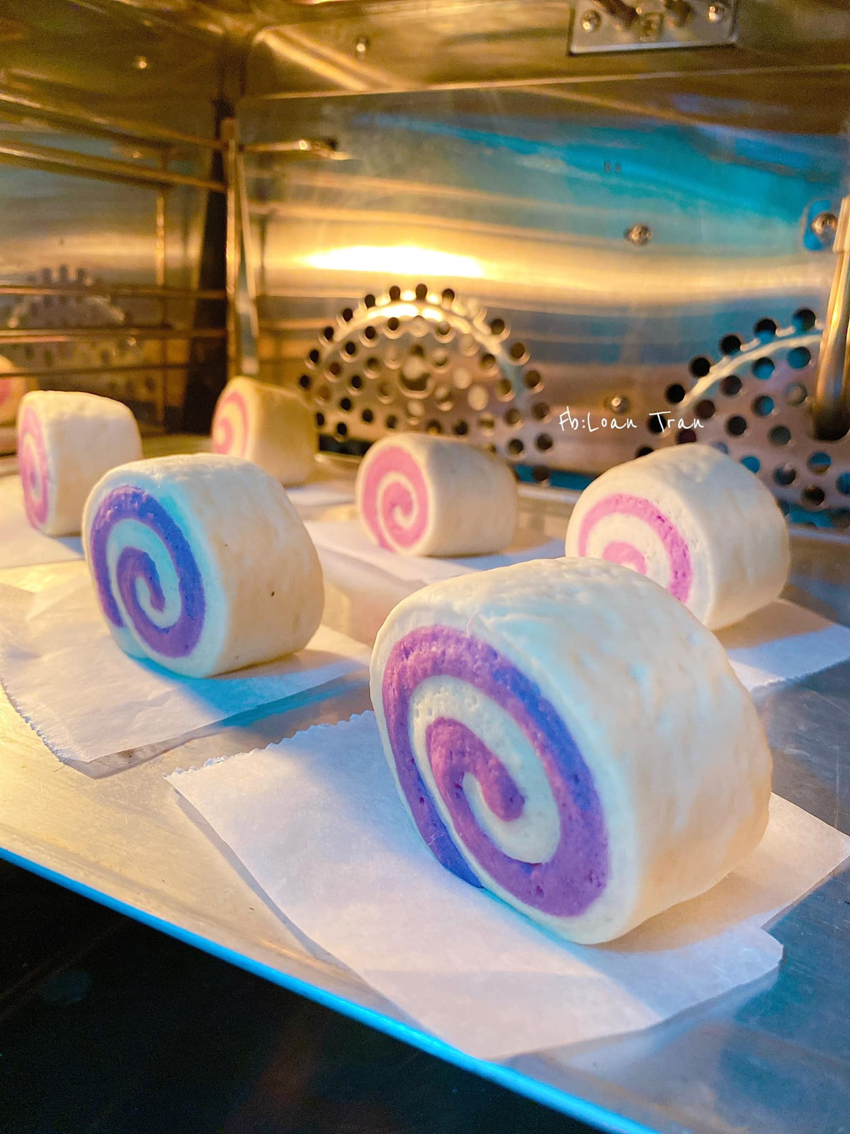 Bánh bao khoai lang tím giàu chất dinh dưỡng dành cho bữa sáng.