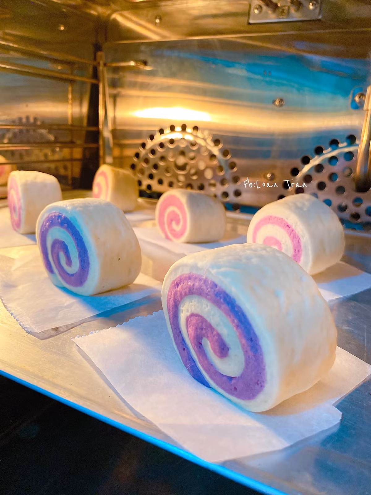 Bánh bao khoai lang tím giàu chất dinh dưỡng dành cho bữa sáng.