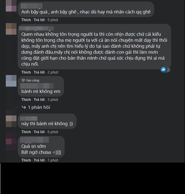 Những lời công kích, yêu cầu ra mặt xin lỗi tràn ngập khắp nơi. Một lần nữa nam ca sĩ trở thành tâm điểm chỉ trích của CĐM.