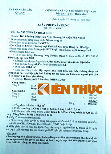 Công trình nhà thờ tổ của danh hài Hoài Linh ở TP HCM đã được cấp GPXD và thi công trở lại.