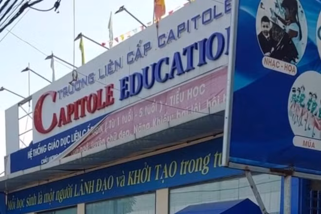 Truong lien cap Cappitole “xe rao” cho hoc sinh den truong hoc