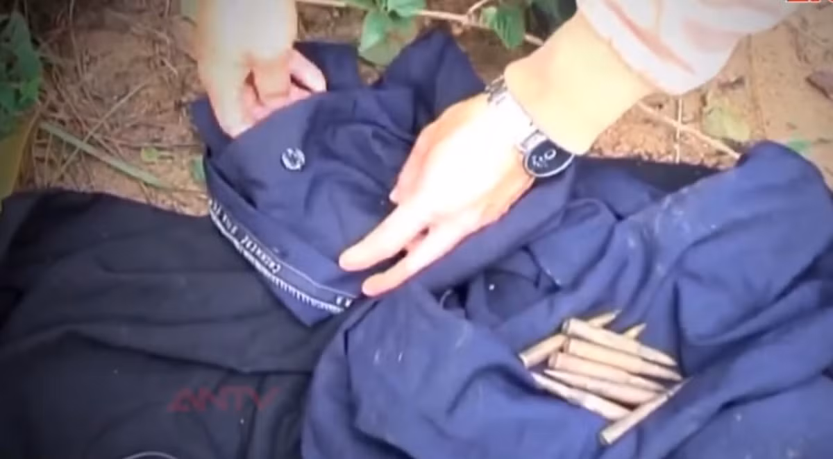 Số đạn mà đối tượng cất giấu.