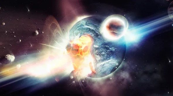 Các chuyên gia đã liên kết 2 "đốm màu" khổng lồ trong bản đồ lập thể địa cầu với một vụ va chạm không gian cổ xưa. Trong đó, một hoặc nhiều vật thể to như Mặt Trăng chứa đầy vàng và bạch kim có khả năng đã đâm thẳng vào Trái Đất.