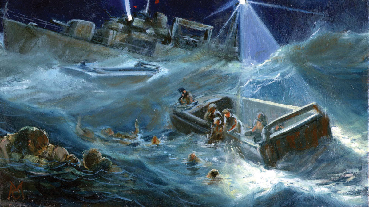 Bốn ngày sau đó, đội bay PV-1 Ventura của Mỹ tìm thấy và giải cứu được 316 người. Số còn lại tử vong do bị cá mập tấn công, đuối nước và một số người mất tích.