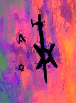 Cách viết tắt trên xuất hiện vào khoảng năm 324 khi Constantine trở thành hoàng đế của đế quốc La Mã. Alpha và omega là chữ đầu tiên và cuối cùng của bảng chữ cái Hy Lạp, đại diện cho niềm tin Chúa Jesus là khởi đầu và kết thúc của mọi thứ.