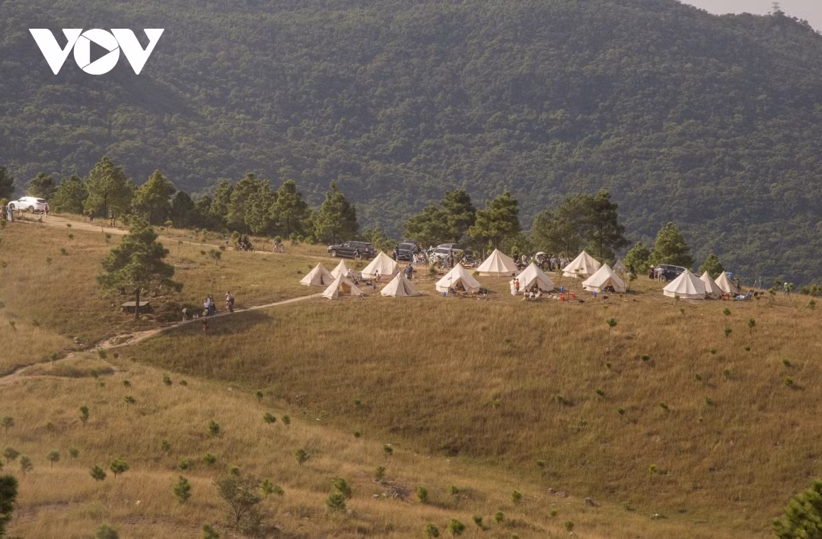 Từ khoảng tháng 3 đến tháng 8 hàng năm, dãy Phượng Hoàng được phủ lên một màu xanh ngát của thảm cỏ và rừng thông. Từ giữa tháng 10 đến tháng 1 năm sau, nơi đây lại "khoác" lên mình chiếc áo màu vàng cháy của cỏ.