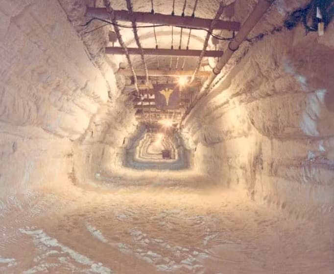 Bên trong "thành phố ngầm" này bao gồm 21 đường hầm với tổng chiều dài 4.000m, một bệnh viện, một cửa hàng, một nhà hát, một nhà thờ và các cơ sở khác được xây dựng. Những cấu trúc này có thiết kế đặc biệt để hỗ trợ việc cất giữ, vận chuyển và phóng tên lửa đạn đạo hạt nhân.