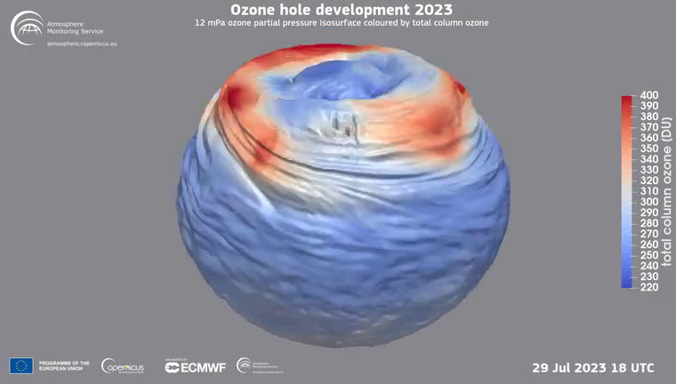 Các nhà nghiên cứu của ESA cho hay, mặc dù lỗ thủng tầng ozone hiện tại là một trong những lỗ thủng lớn nhất từng được ghi nhận nhưng mọi người không cần quá lo lắng, hoảng sợ.