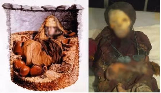 Theo ông Reinhard, vào thời điểm phát hiện, xác ướp Trinh nữ băng Ampato trông như một nùi giẻ lớn. Về sau, ông trông thấy gương mặt của thiếu nữ Inca giữa những lớp vải.