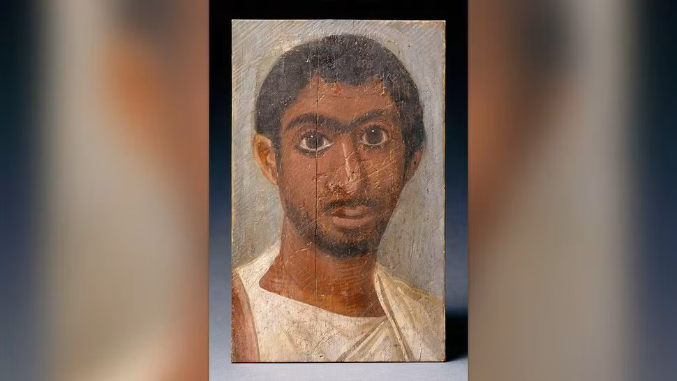 Bức tranh chân dung khắc họa dung mạo của một người đàn ông vào khoảng năm 250 sau Công nguyên.