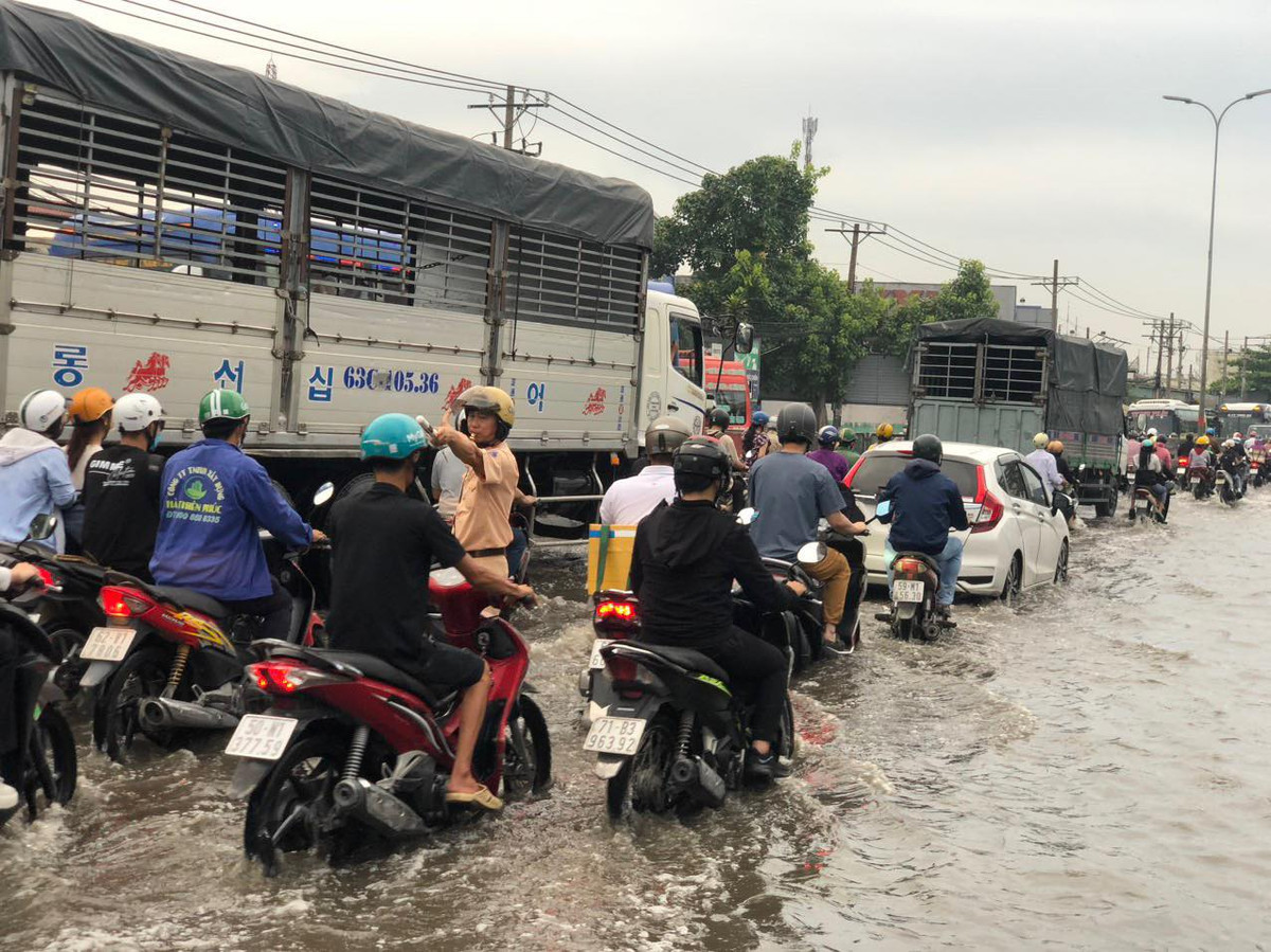 CSGT loi trieu cuong giai toa giao thong cua ngo mien Tay-Hinh-4