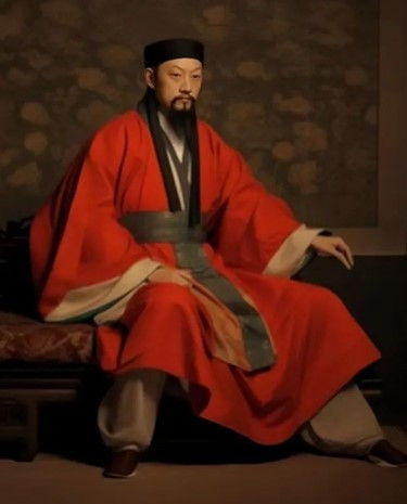 Trong hình ảnh phục dựng bằng AI, Gia Cát Lượng có gương mặt điềm tĩnh, hiền từ và toát lên sự thông thái của một chính trị gia lỗi lạc.