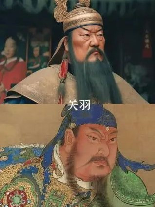 Hình ảnh phục dựng chân dung bằng AI cho thấy Quan Vũ có gương mặt rắn rỏi, oai phong của một võ tướng.