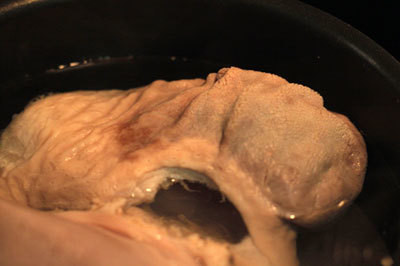 Dạ dày lợn nấu bát bảo đặc biệt bổ tỳ vị, có tác dụng chữa mệt mỏi, ăn uống kém.