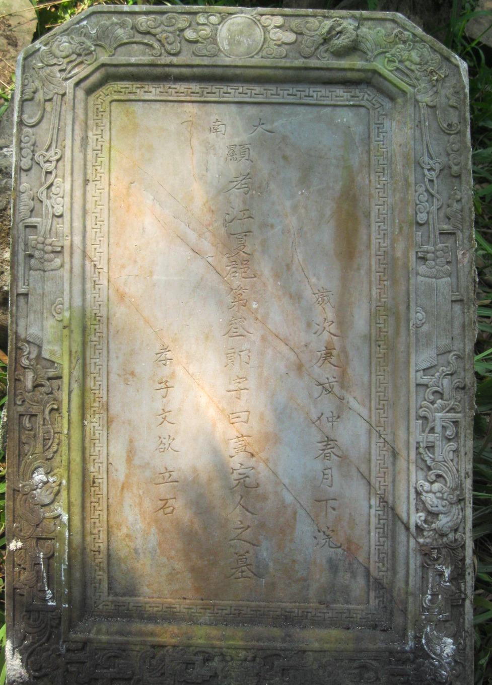 Lý do Quảng Nam bác đề nghị khai quật mộ cổ có minh bia năm 1850 - Hình 2 Ly do Quang Nam bac de nghi khai quat mo co co minh bia nam 1850-Hinh-2