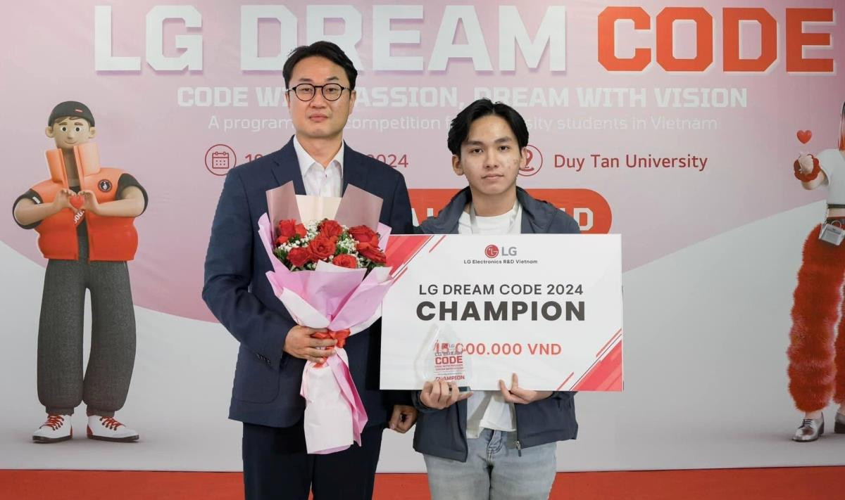 Sinh viên Đại học Bách khoa Đà Nẵng giành giải LG Dream Code 2024 Sinh vien Dai hoc Bach khoa Da Nang gianh giai LG Dream Code 2024
