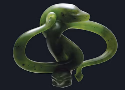 Ngoài ra, ngọc bích cũng có tác dụng trừ tà khí. Bạn có thể đặt vật phẩm phong thủy bằng ngọc bích trong nhà hoặc phòng làm việc để mang lại may mắn. Ảnh: Ornament Magazine.