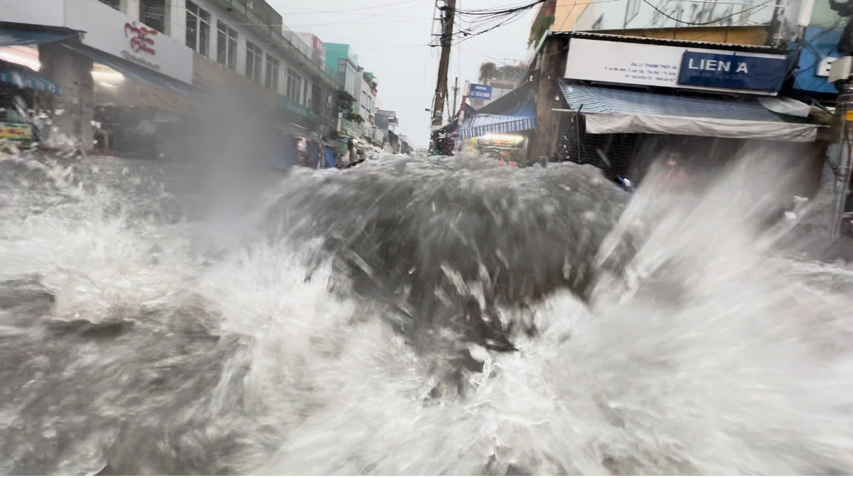 Đây là khu vực vừa được TP Thủ Đức khánh thành công trình thoát nước đưa vào sử dụng sau nhiều năm thi công.