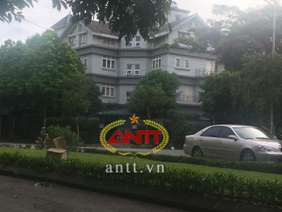 Căn biệt thự nơi ông Lục Minh Kim đang sống cùng con trai là ông Lục Minh Hoàn.