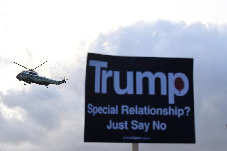 Tuy nhiên, chuyến thăm này của Tổng thống Trump đã vấp phải sự phản đối của nhiều người dân Anh.