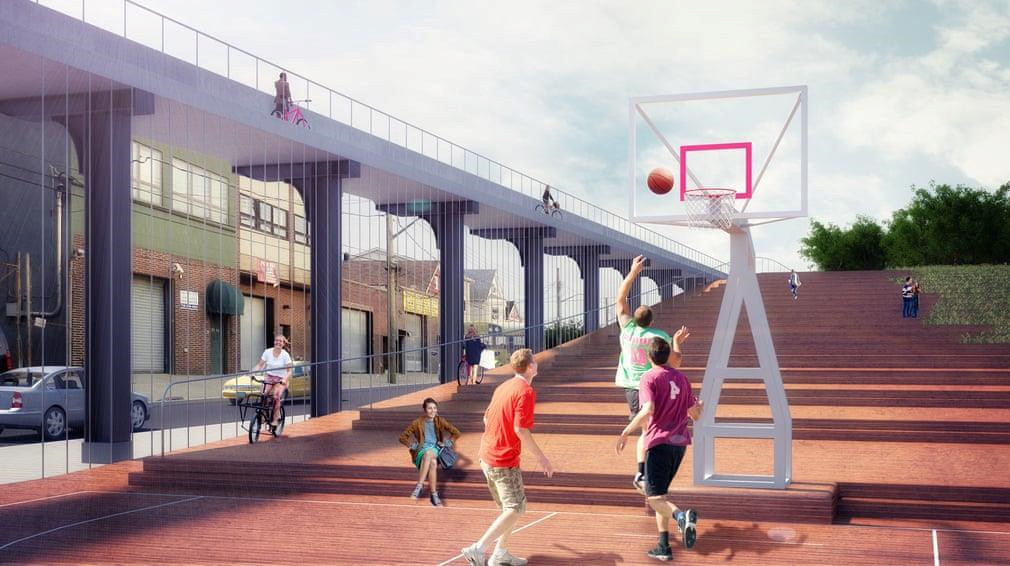 Cầu lộn ngược ở thành phố New York: The Queensway là một trong những tuyến đường sắt bị bỏ hoang của New York và có thể được tìm thấy ở Queens. Ảnh: BYCS.