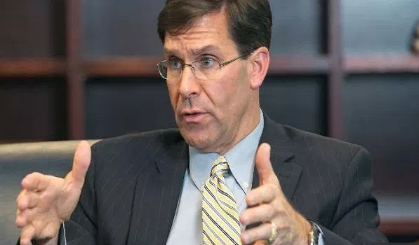 Bộ trưởng Lục quân Esper mới đây khẳng định đã tập trung đối phó với sự gia tăng sức mạnh quân sự của Trung Quốc từ rất lâu. Ảnh: WG.