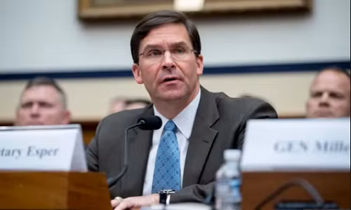 "Tôi biết Mark rất rõ và tôi tin ông ấy sẽ làm được việc", Tổng thống Mỹ Trump nói hôm 18/6. Được biết, ông Esper sẽ đảm nhiệm vai trò mới này từ ngày 24/6. Ảnh: USA Today.