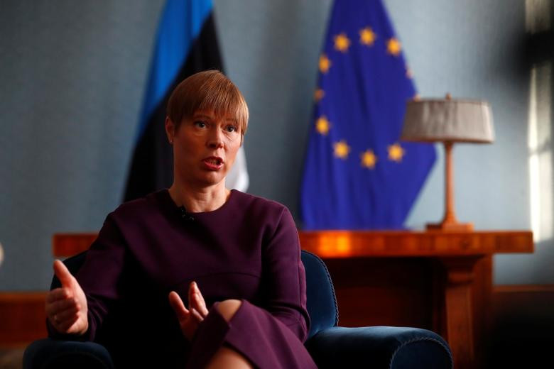 Nữ Tổng thống Estonia Kersti Kaljulaid, 49 tuổi, giữ cương vị người đứng đầu đất nước từ tháng 10/2016.