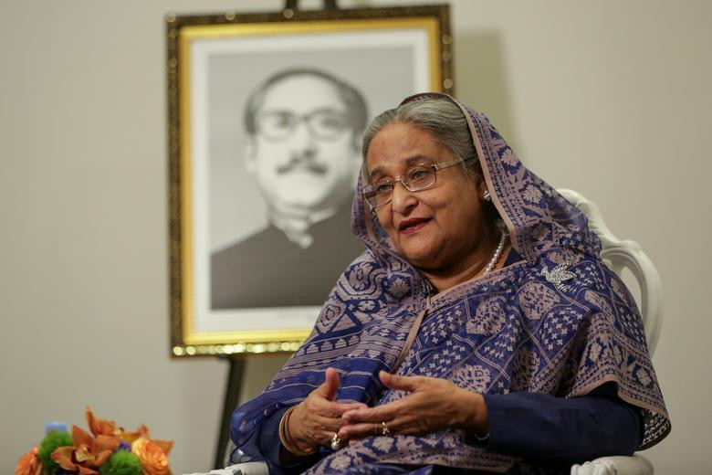Bà Sheikh Hasina, 71 tuổi, là Thủ tướng Bangladesh từ ngày 6/1/2009. Năm 2017, Tạp chí Forbes xếp bà ở vị trí thứ 30 trong danh sách 100 người phụ nữ quyền lực nhất thế giới.