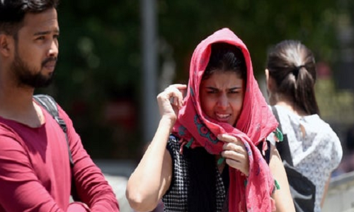 Được biết, nhiều trường hợp tử vong vì say nắng cũng đã được ghi nhận trong đợt nắng nóng ở Ấn Độ những ngày qua. Ảnh: Weather.