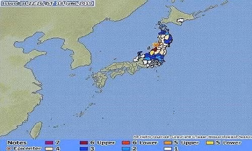 Canh bao song than sau dong dat manh o Nhat Ban