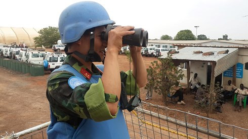 Sự tham gia và đóng góp ngày càng tích cực của Việt Nam cho hoạt động GGHB LHQ đã được quốc tế ghi nhận, chứng tỏ Việt Nam có đầy đủ năng lực tham gia hoạt động GGHB LHQ nói chung. Ảnh: Infonet. 