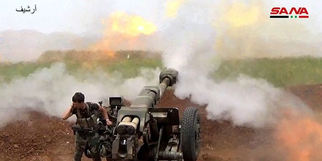 Chien truong Hama-Idlib nong ray, Quan doi Syria 