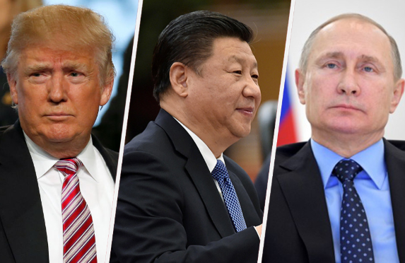 Trong đó, đáng mong chờ nhất có lẽ là cuộc gặp của ông chủ Nhà Trắng với Chủ tịch Trung Quốc Tập Cận Bình và Tổng thống Nga Vladimir Putin. Ảnh: KT.