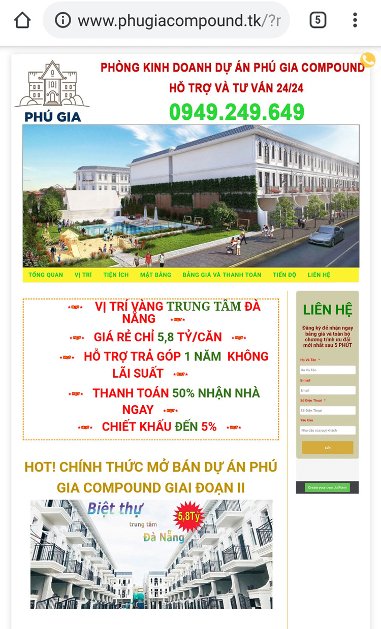 Dự án Phú Gia Compound chưa đủ điều kiện vẫn mở bán Du an Phu Gia Compound chua du dieu kien van mo ban