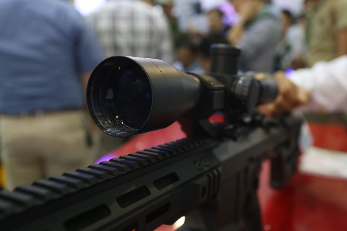 Nhiều vũ khí hiện đại được các tập đoàn quốc phòng trên thế giới giới thiệu tại triển lãm.