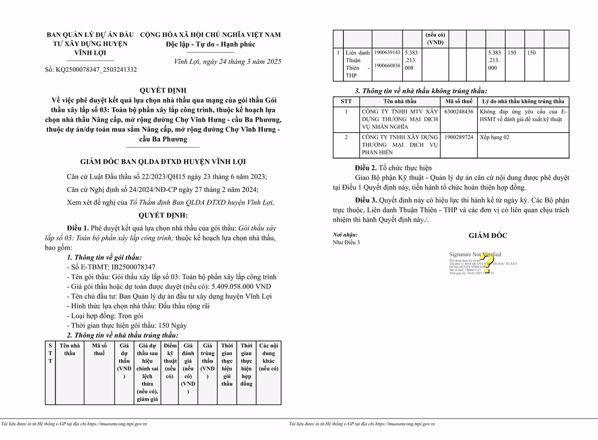 1 ngay trung 2 goi thau, Cty THP Bac Lieu co nang luc the nao?-Hinh-2