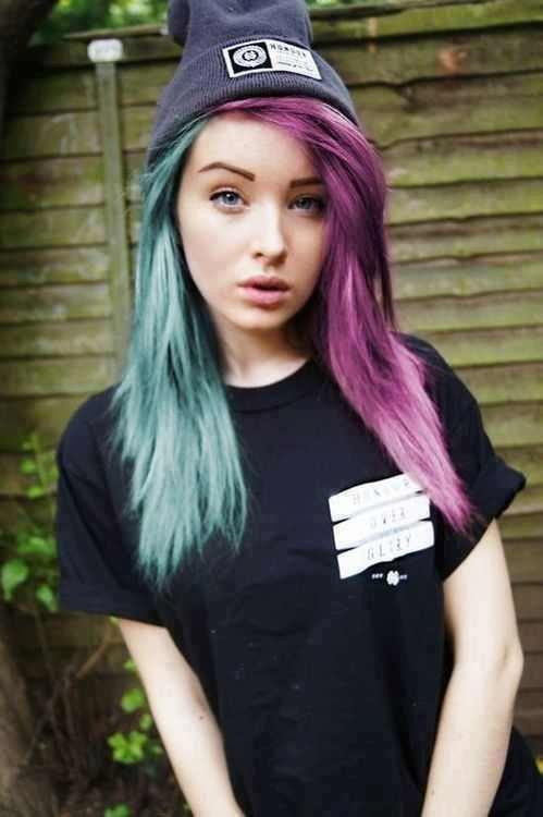 Cách nhuộm này được xem như cách thể hiện cá tính và sự táo bạo của các cô nàng. Ảnh: IT.