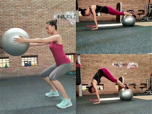 Về áo tập gym, bạn nên chọn loại có mút dày dặn để cố định phần ngực và không cần mặc thêm áo ngực bên trong gây hằn vết, bí da. Nếu muốn kín đáo nhưng vẫn thoải mái, chị em có thể dùng thêm tanktop ở ngoài hoặc các áo thun body dáng dài đến rốn.