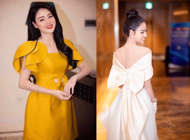 Trái ngược với vẻ ngoài của vai diễn này, Lương Thu Trang ở ngoài đời có gu thời trang sành điệu, nữ tính.