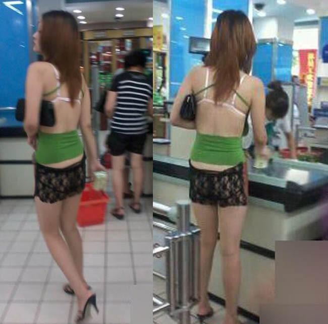 Từ góc nhìn chuyên môn, một số stylist cho rằng mặc hở hang đến nơi công cộng quá phản cảm. Ảnh: IT.