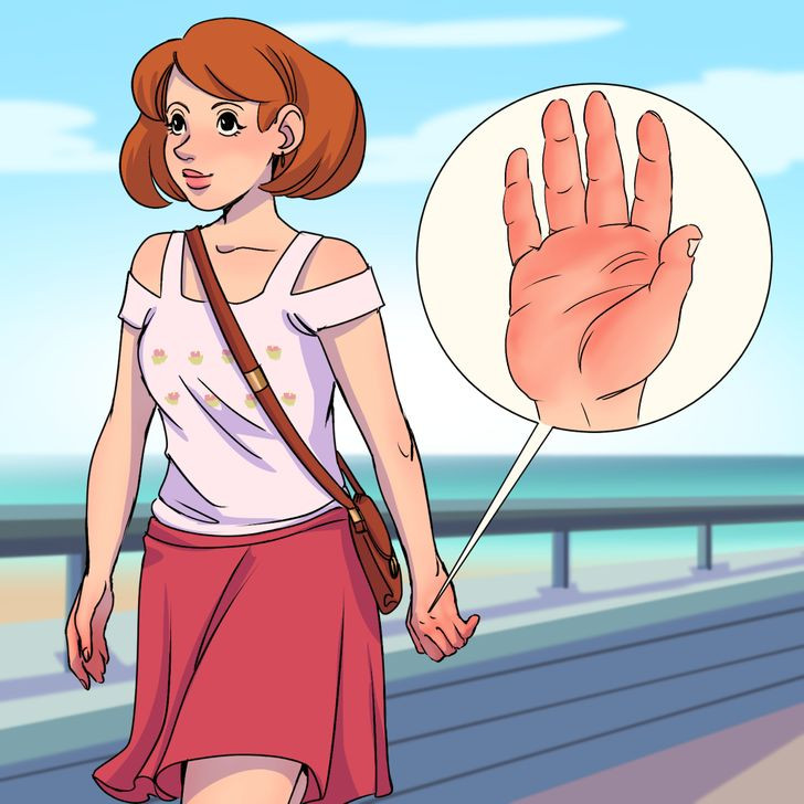 Không di chuyển bàn tay: Việc di chuyển cánh tay khi đi bộ không chỉ để giữ thăng bằng mà còn giúp tăng cường lưu thông máu. Khi bạn đi bộ với cánh tay giữ chặt bên mình, bạn có thể nhận thấy bàn tay dễ bị đỏ và sưng lên, đặc biệt là khi trời nóng. Kỹ thuật đúng khi đi bộ là đung đưa tay theo nhịp bước chân.