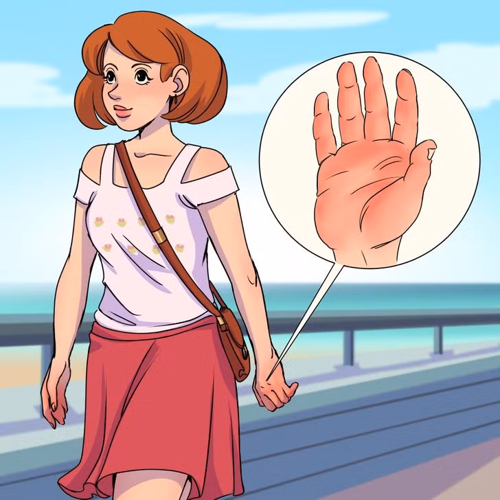 Không di chuyển bàn tay: Việc di chuyển cánh tay khi đi bộ không chỉ để giữ thăng bằng mà còn giúp tăng cường lưu thông máu. Khi bạn đi bộ với cánh tay giữ chặt bên mình, bạn có thể nhận thấy bàn tay dễ bị đỏ và sưng lên, đặc biệt là khi trời nóng. Kỹ thuật đúng khi đi bộ là đung đưa tay theo nhịp bước chân.