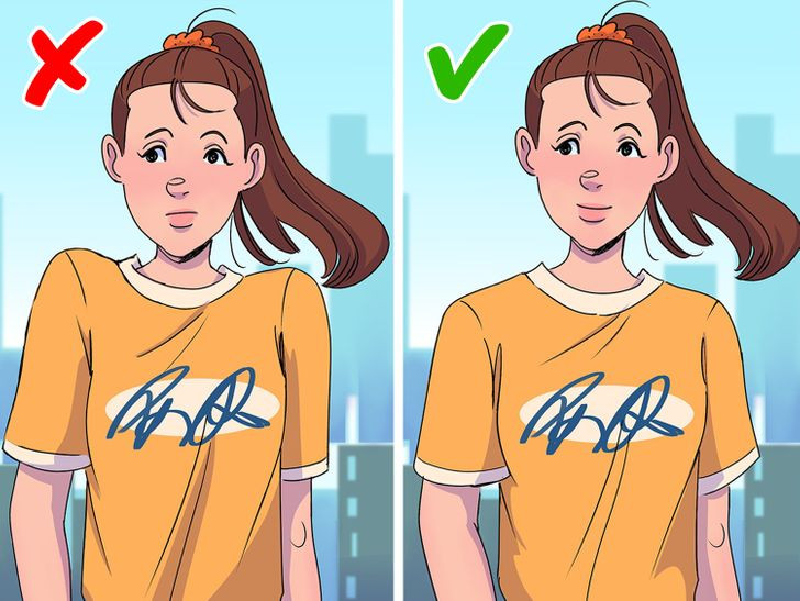 Vai nhô cao: Vai nhô cao là một thói quen xấu, có thể gây đau mỏi cổ, vai, gáy do các cơ bắp vùng này bị khóa chặt. Hãy thả lỏng vai và mở rộng về phía sau để có được tư thế tốt và thoải mái nhất khi di chuyển.