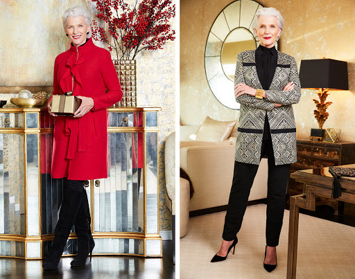 Làm trong ngành thời trang nên mẹ tỷ phú giàu thứ 2 thế giới luôn biết cập nhật và làm mới mình với những bộ trang phục sành điệu bất chấp tuổi tác.