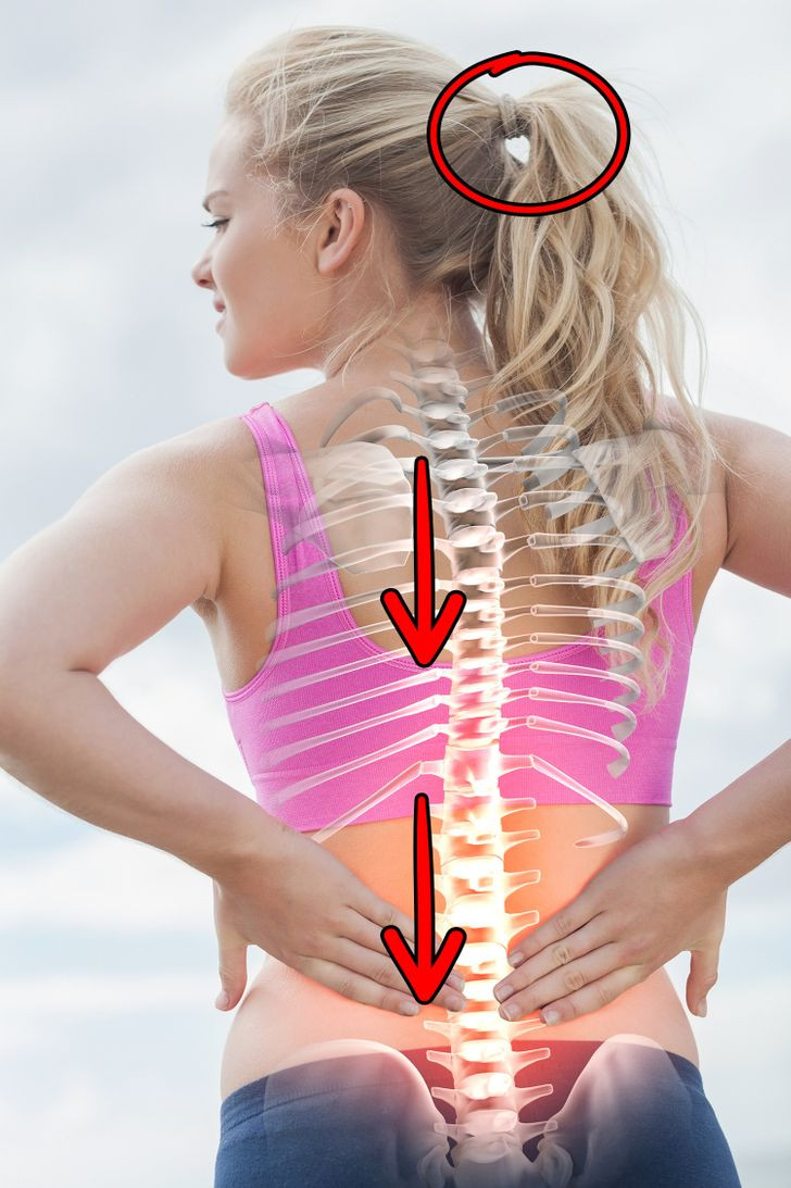 Gây đau lưng: Tóc đuôi ngựa có thể gây căng thẳng cho da đầu, nhất là với người có tóc dày. Khi cơn đau xuất hiện, nó có thể lan xuống cổ và lưng.