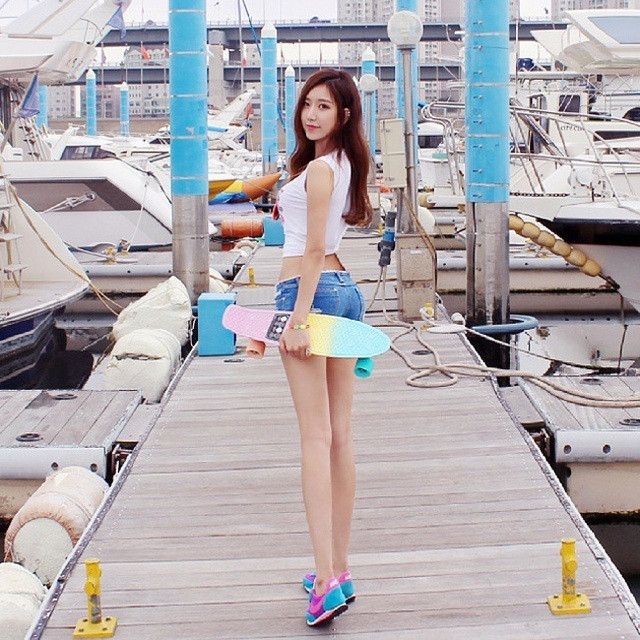 Thậm chí cô từng được giải nhất trong một cuộc thi chạy ở địa phương.